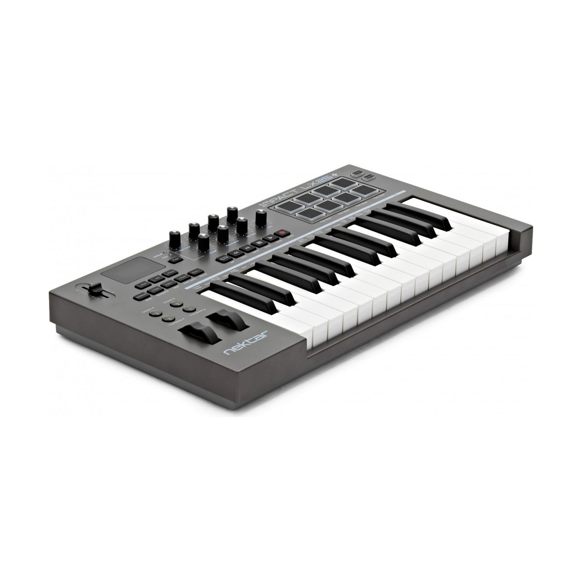 Nektar Impact LX25+ – kompaktowa klawiatura MIDI, widok 3