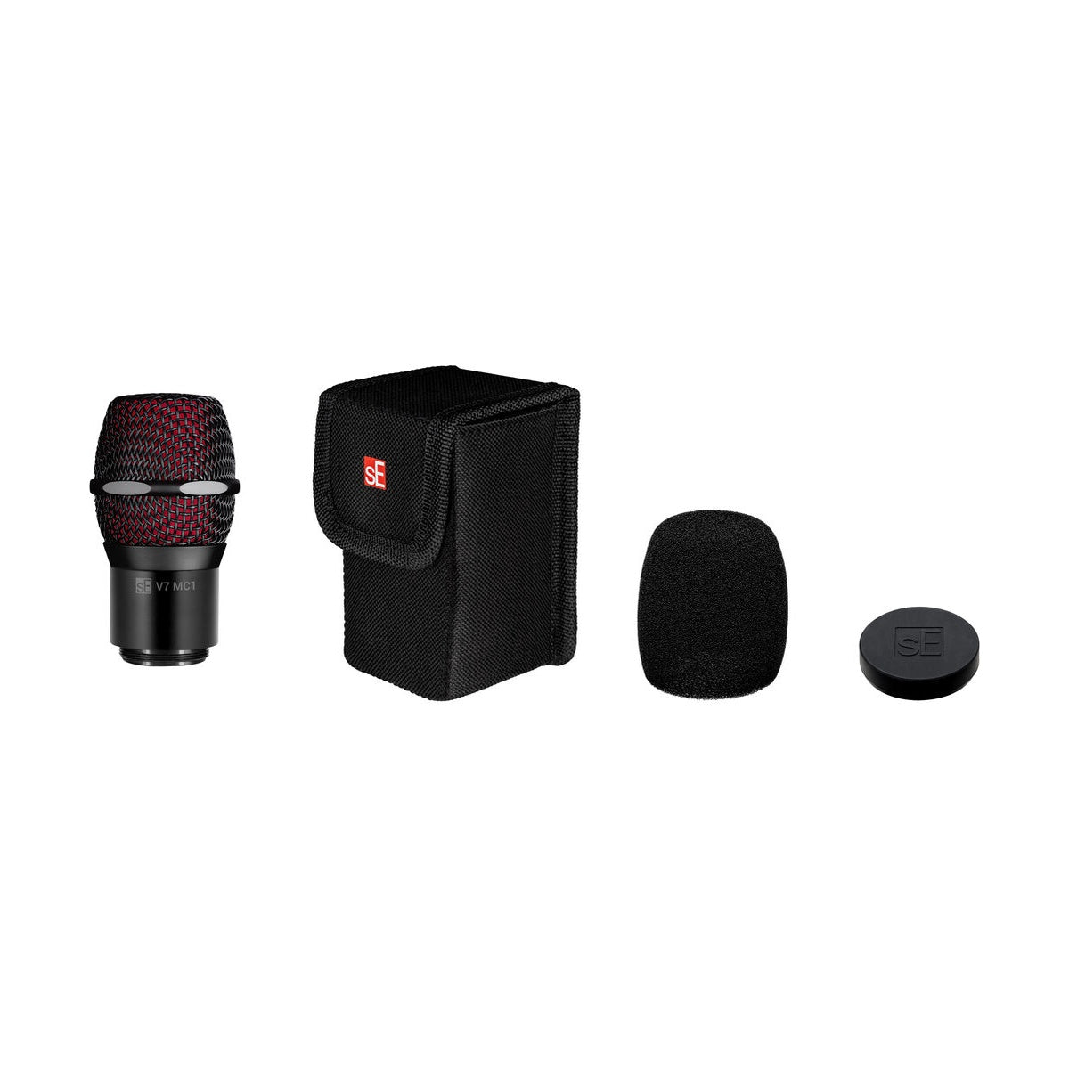 sE Electronics V7 MC1 Black with MP03 Pouch
