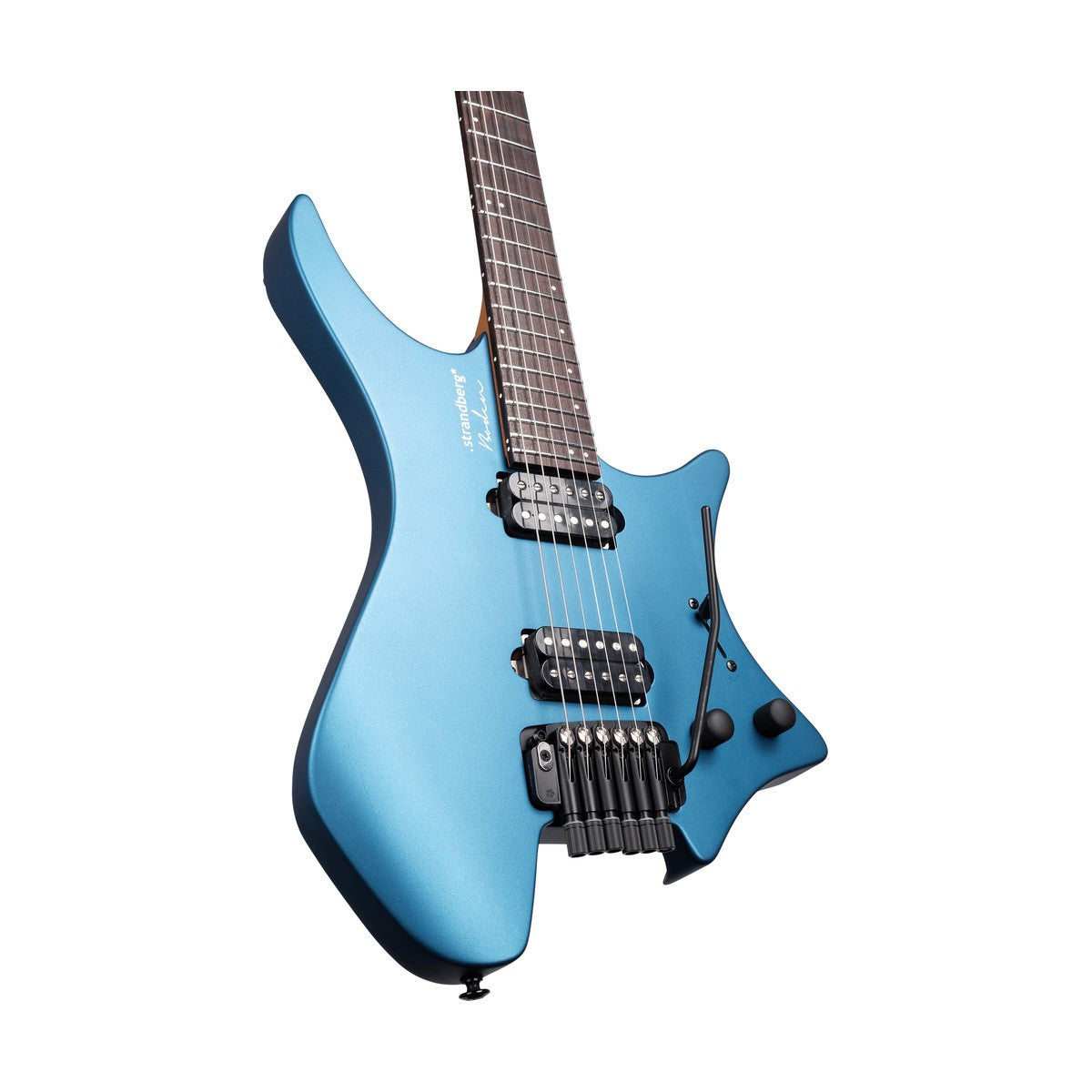Strandberg Boden Essential 6 Tremolo Whale Blue – bezgłówkowa gitara elektryczna, widok 9