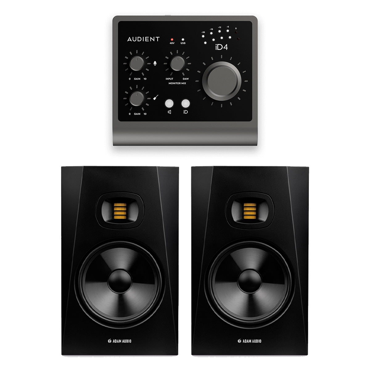 ADAM T8V x2 + Audient ID4 MKII