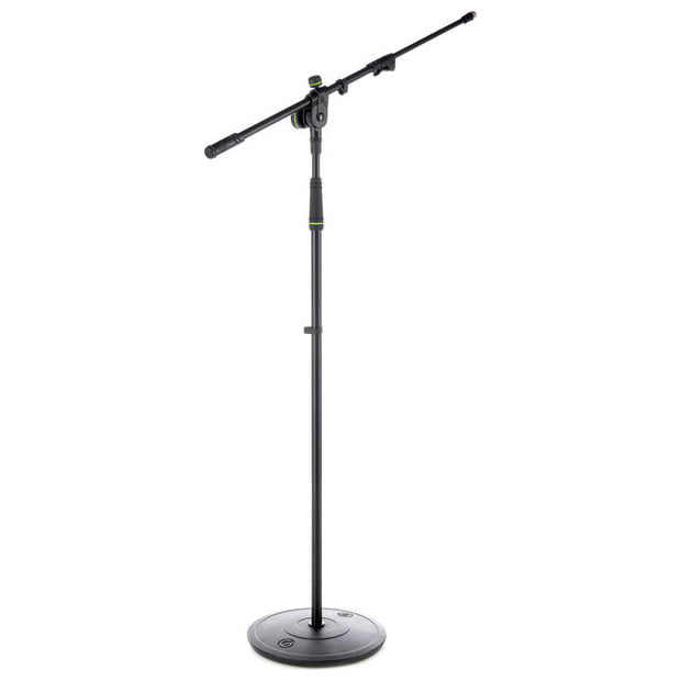 Gravity MS 2322 B - Microphone Stand, Circular Base Plate, boom long