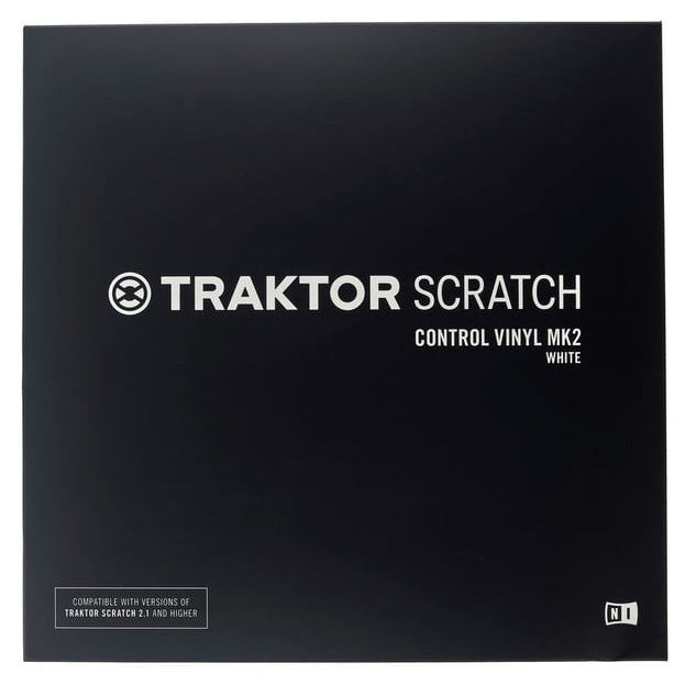 Native Instruments TRAKTOR SCRATCH CONTROL VINYL MK2 WHITE