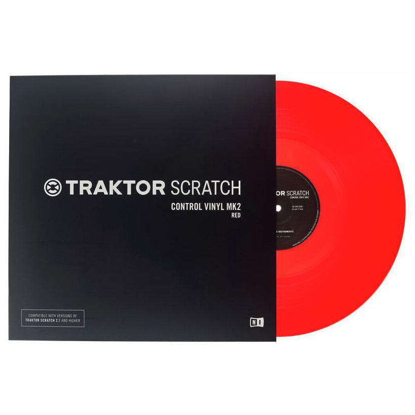 Native Instruments TRAKTOR SCRATCH CONTROL VINYL MK2 RED