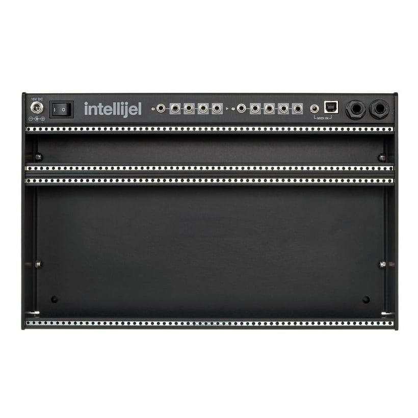 Intellijel Palette 4U x 62HP Black (Stealth) powered case