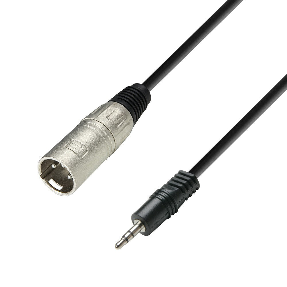 Adam Hall Cables 3 STAR BWM 0300 - Audio Cable 3.5 mm Stereo Jack male to XLR male, 3 m