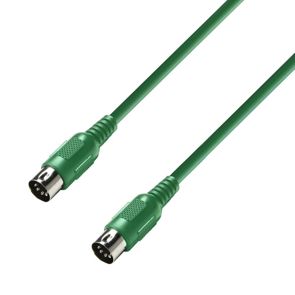 Adam Hall Cables K3 MIDI 0300 GRN - MIDI Cable 3 m green
